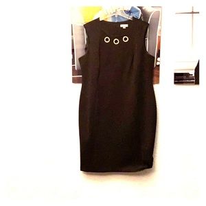 Calvin Klein 18W sleeveless Scuba Sheath Dress